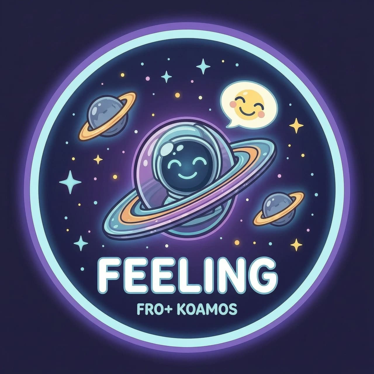 Создай аватарку в космосе и напиши feeling