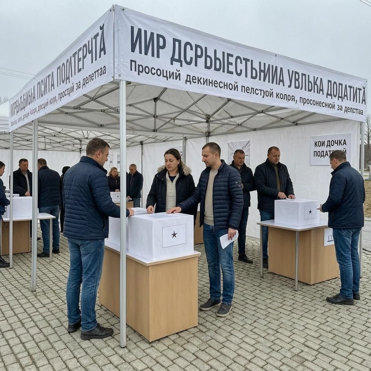 Избирательный участок открыт. Комиссия работает в штатном режиме, первые избирательной сделали свой выбор , проголосовали за депутата