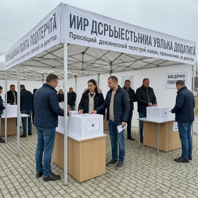 Избирательный участок открыт. Комиссия работает в штатном режиме, первые избирательной сделали свой выбор , проголосовали за депутата
