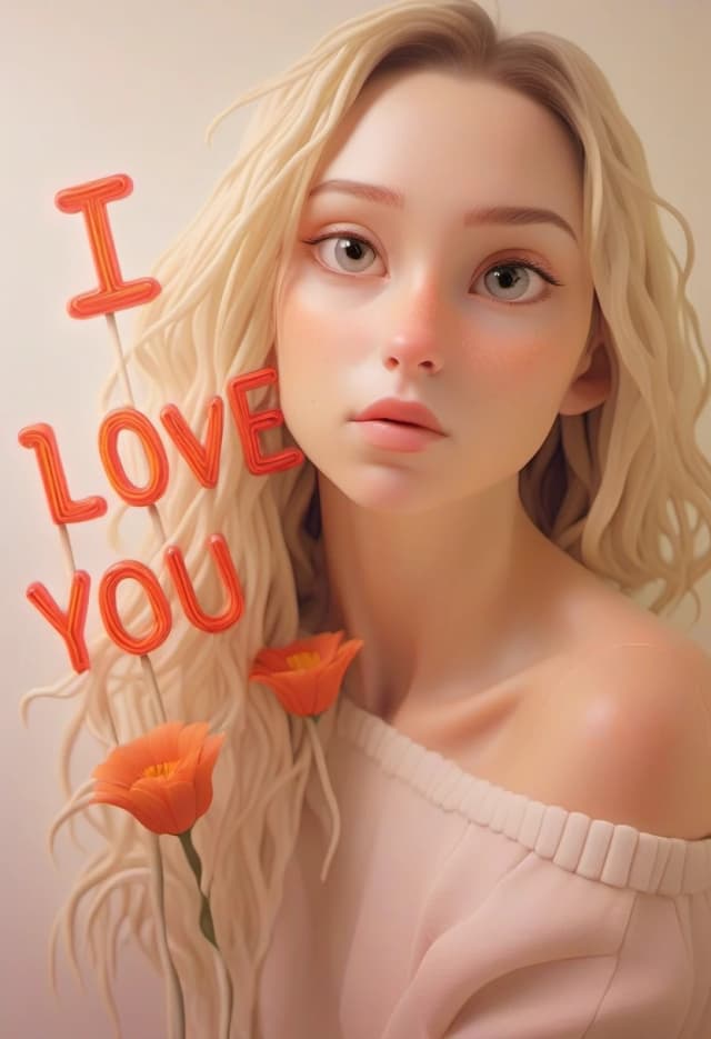 Cinematic hyper-realistic portrait of the girl, captured with a high-end medium format camera, featuring a minimalist avant-garde aesthetic. She is surrounded by a lush arrangement of organic flowers, where only a few delicate, thin 8mm yellow LED neon lines act as elegant, sparse accents tracing the key contours of the petals and stems. The neon layout is low-density and highly simplified, with large, clean negative spaces between the glowing tracks to create a sense of sophisticated breathing room. The light is soft and atmospheric, with the single continuous bold yellow neon lines providing a subtle, warm rim light that enhances the textures without overpowering the scene. Shallow depth of field with a creamy bokeh background, masterful composition focusing on perfect facial preservation and skin texture. The mood is serene, high-fashion, and ethereal, blending organic nature with sharp, futuristic minimalism. 8k resolution, highly detailed, studio lighting, vogue editorial style.
