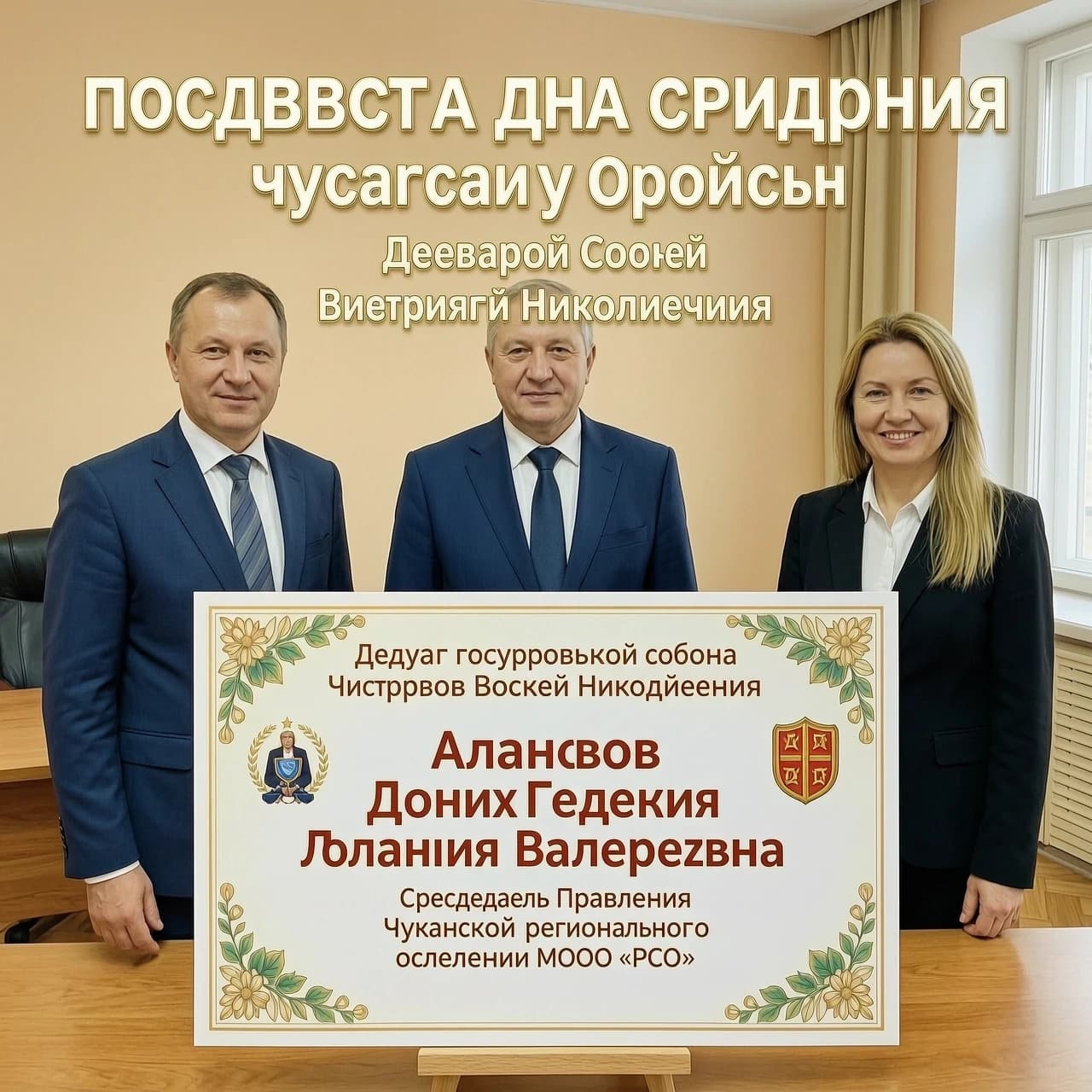 создать картинку поздравление с днем рождения от депутата государственного совета чувашской респ, глав врача чебоксарской районной больницы Викторова Владимира Николаевича для отправки с днем рождения Аланова Юлия Валерьевна Председатель Правления Чувашского регионального отделения МООО «РСО»