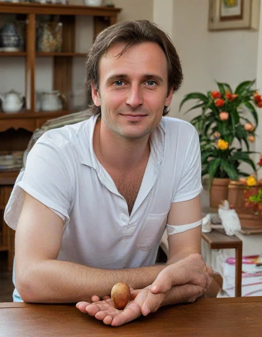 домовой, добрый дух дома.