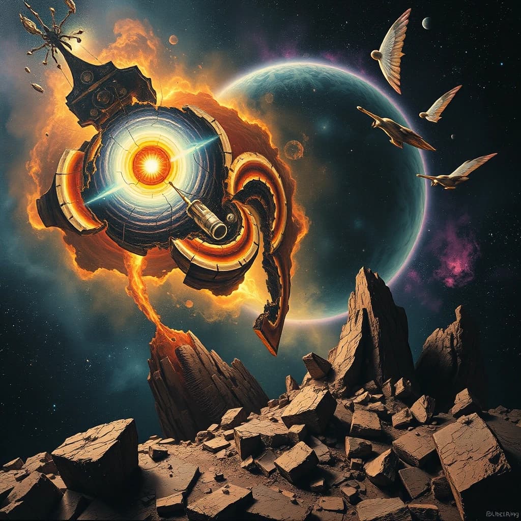 Broken cosmos
