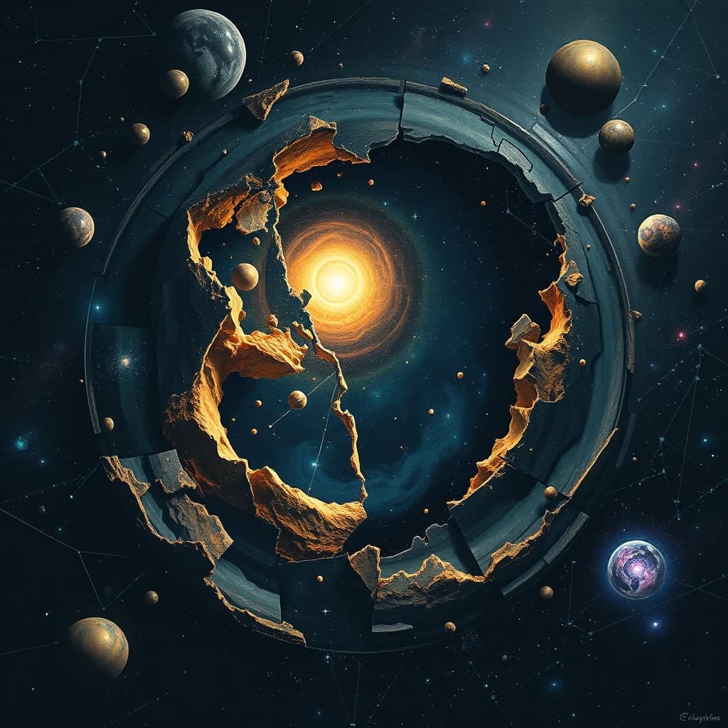 Broken cosmos