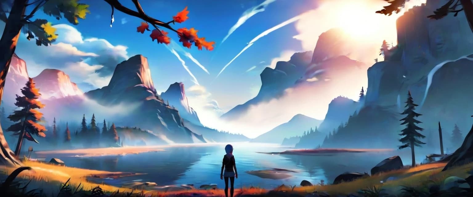 пейзаж природы арт life is strange хлоя прайс