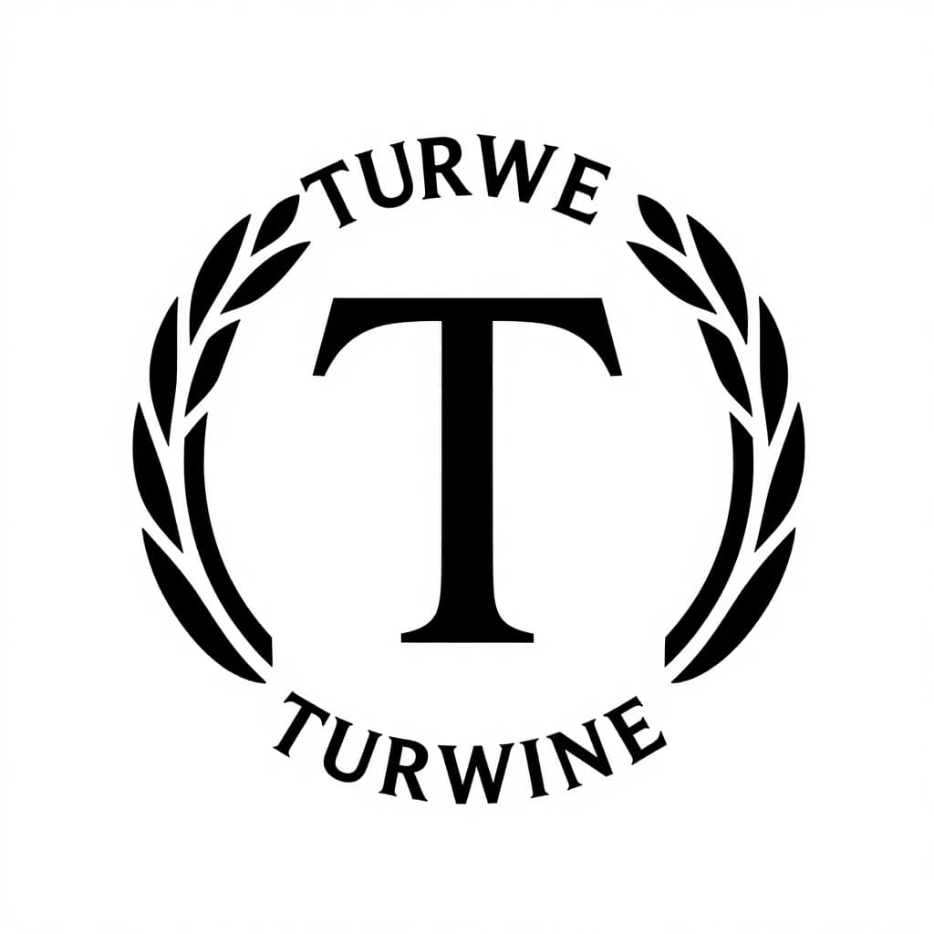 Нарисуй эмблему для винодельни TURWINE. За основу возьми изображение из приложения
https://cdn-s3.artgeneration.me/agn/images/07b17aa9/41a0/436c/ac4b-16d4e6813f1e-0.webp