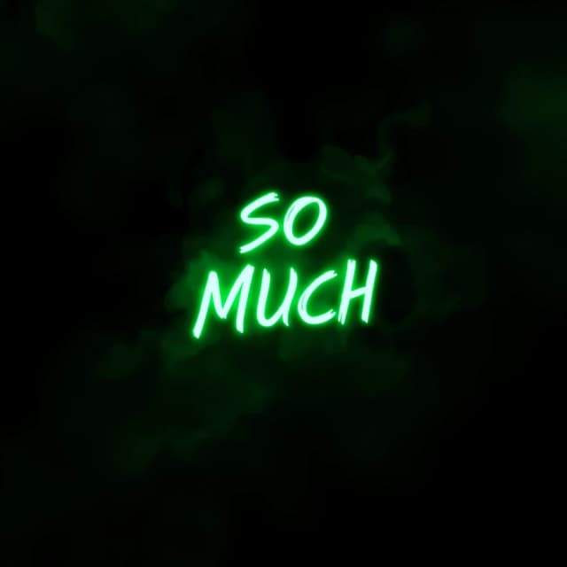 создай обложку для трека в стиле TRAP под названием "So Much"