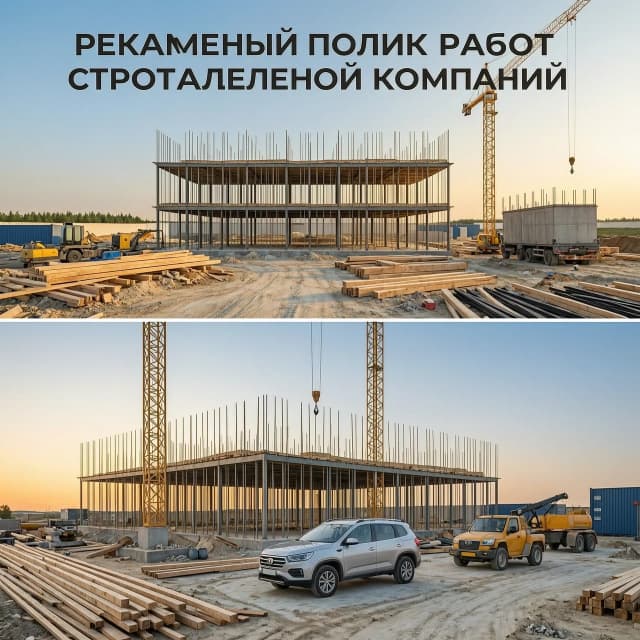 рекламный ролик работ строительной компании
