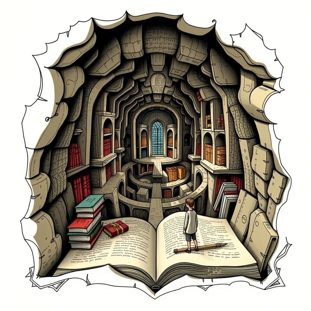 Labyrinth from the books