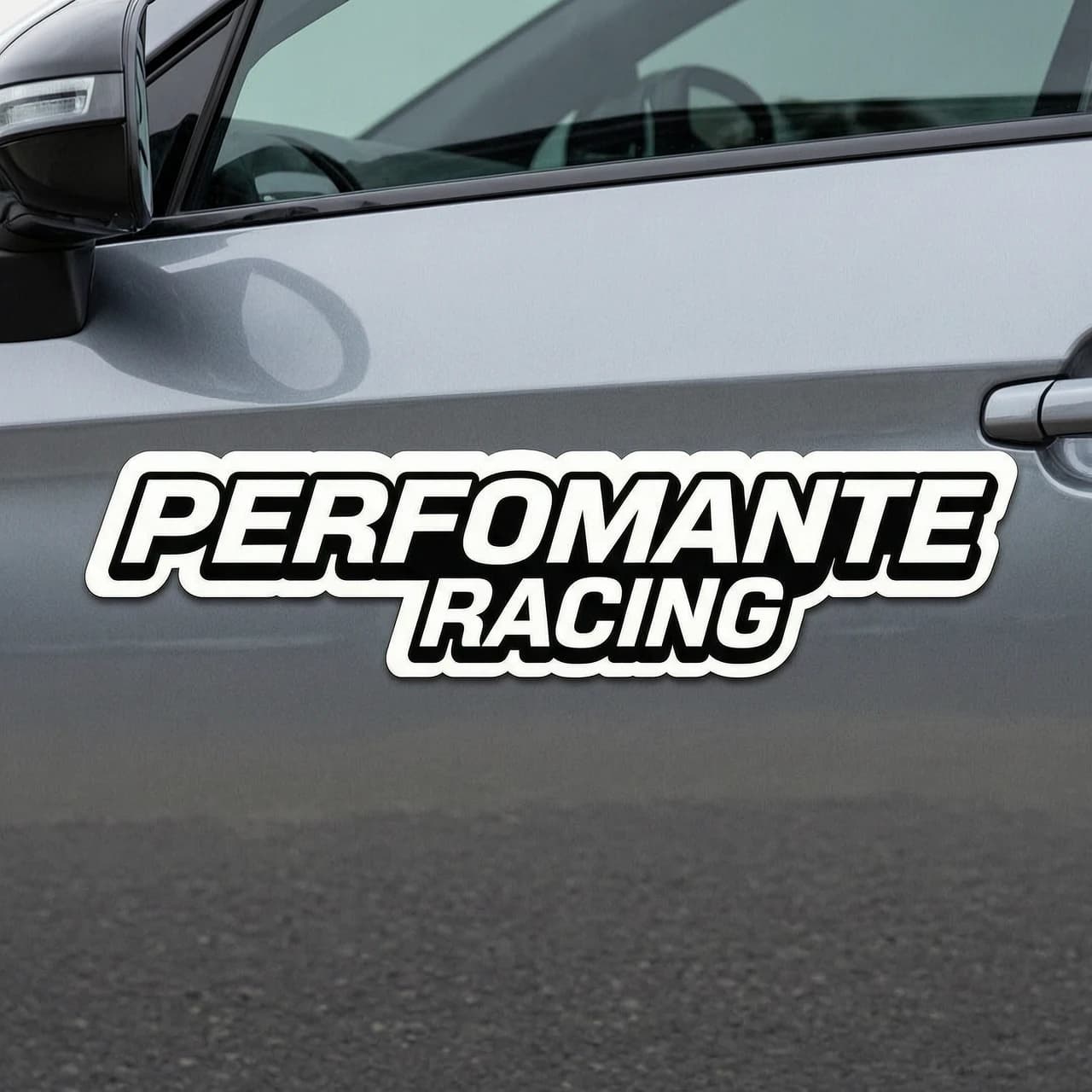 Создай наклейку на машину Perfomante Racing без лишнего