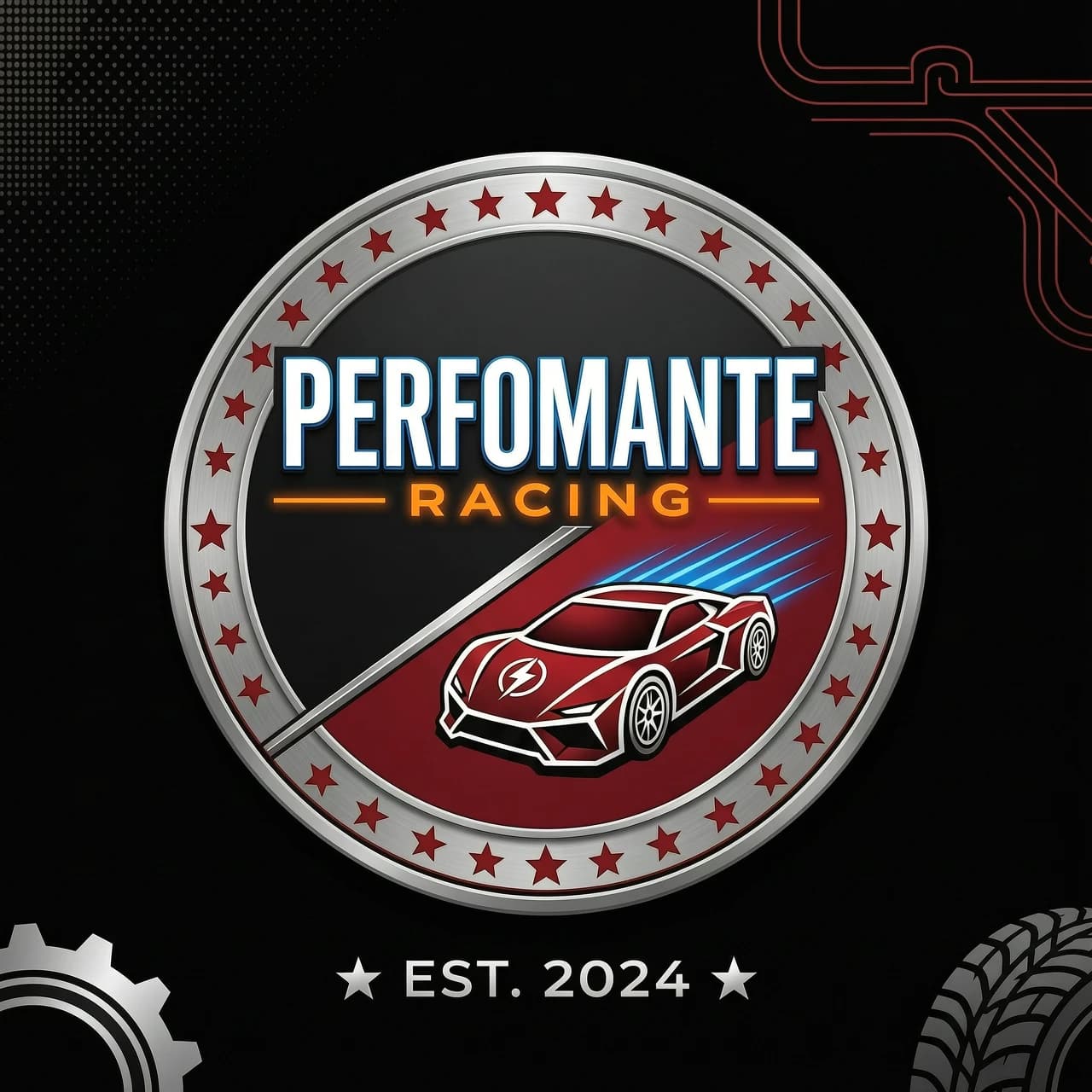 Создай логотип Perfomante Racing