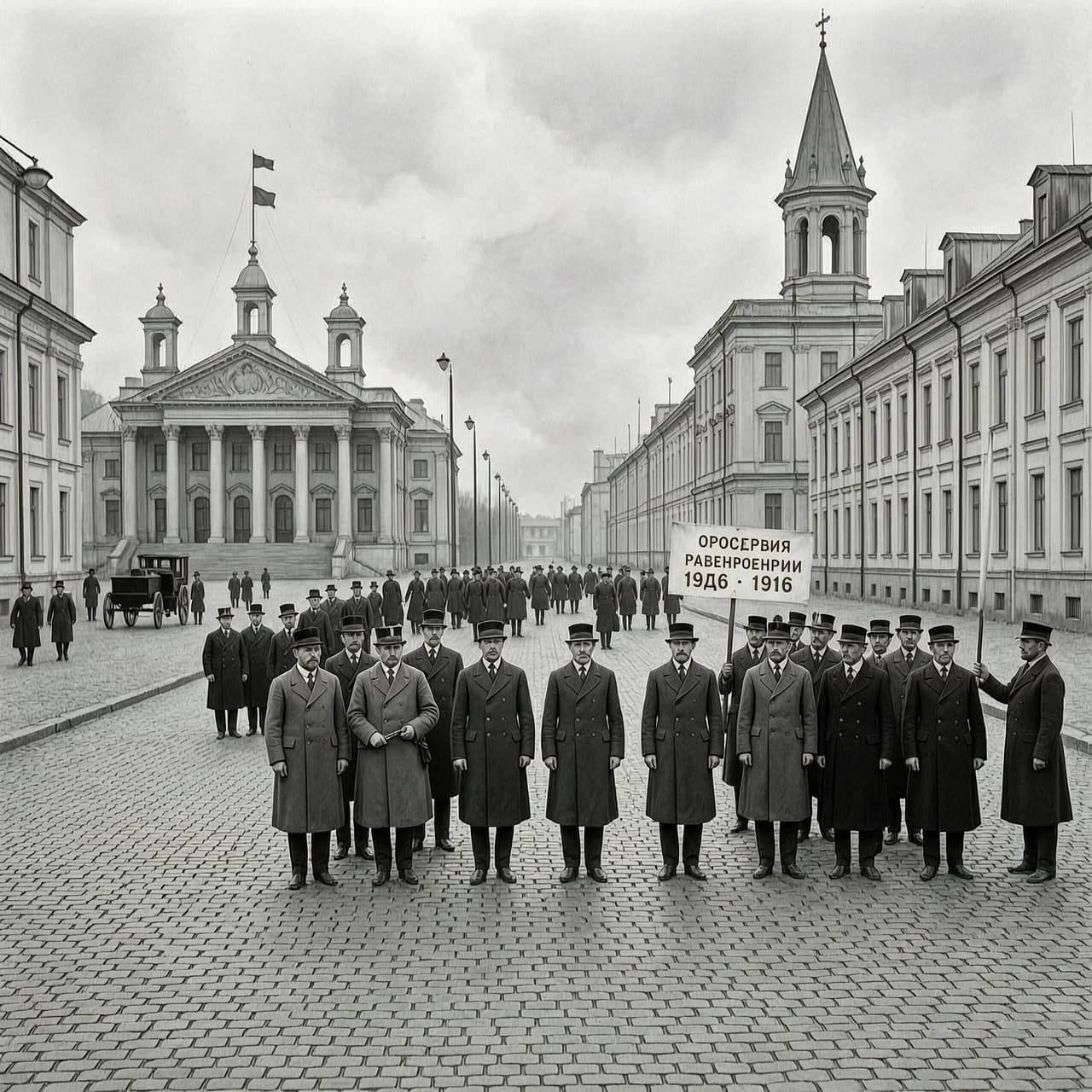 Создать картину событий в России в 1916 году