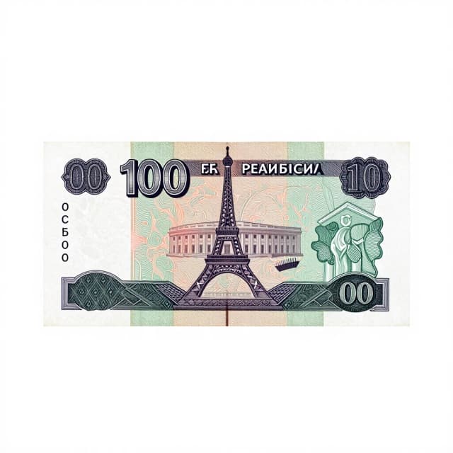 Создать чёрно белые 100 рублей СССР в хорошем качестве. Вектор.