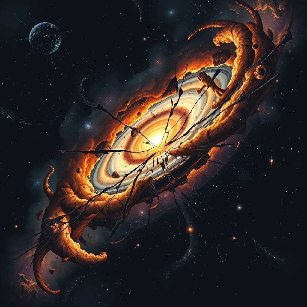 Broken cosmos