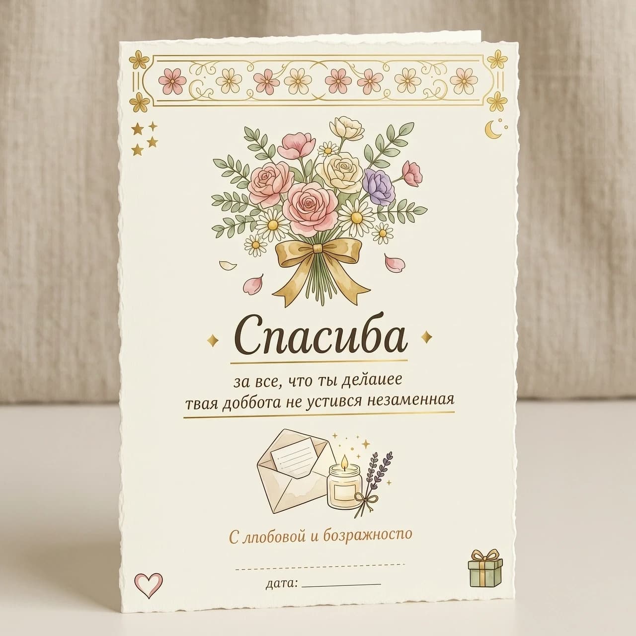 картинка для открытки-благодарности