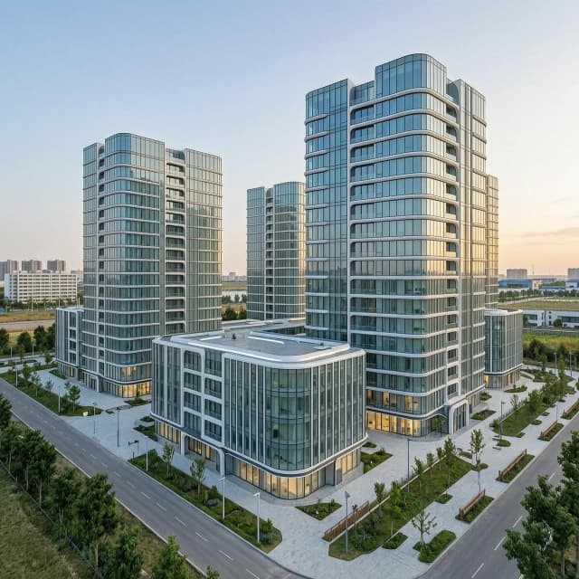 Жилой комплекс футуристичного дизайна в районе Сколково москва