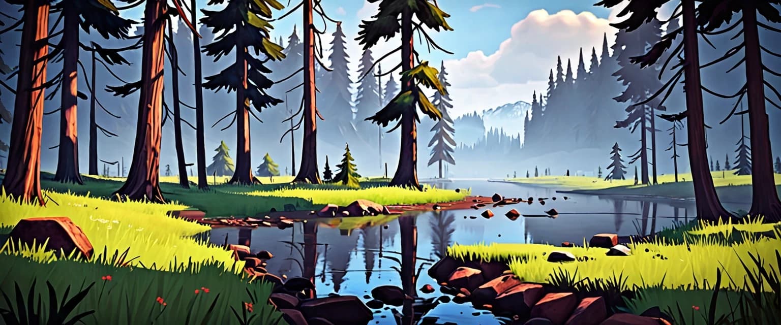 пейзаж природы арт life is strange