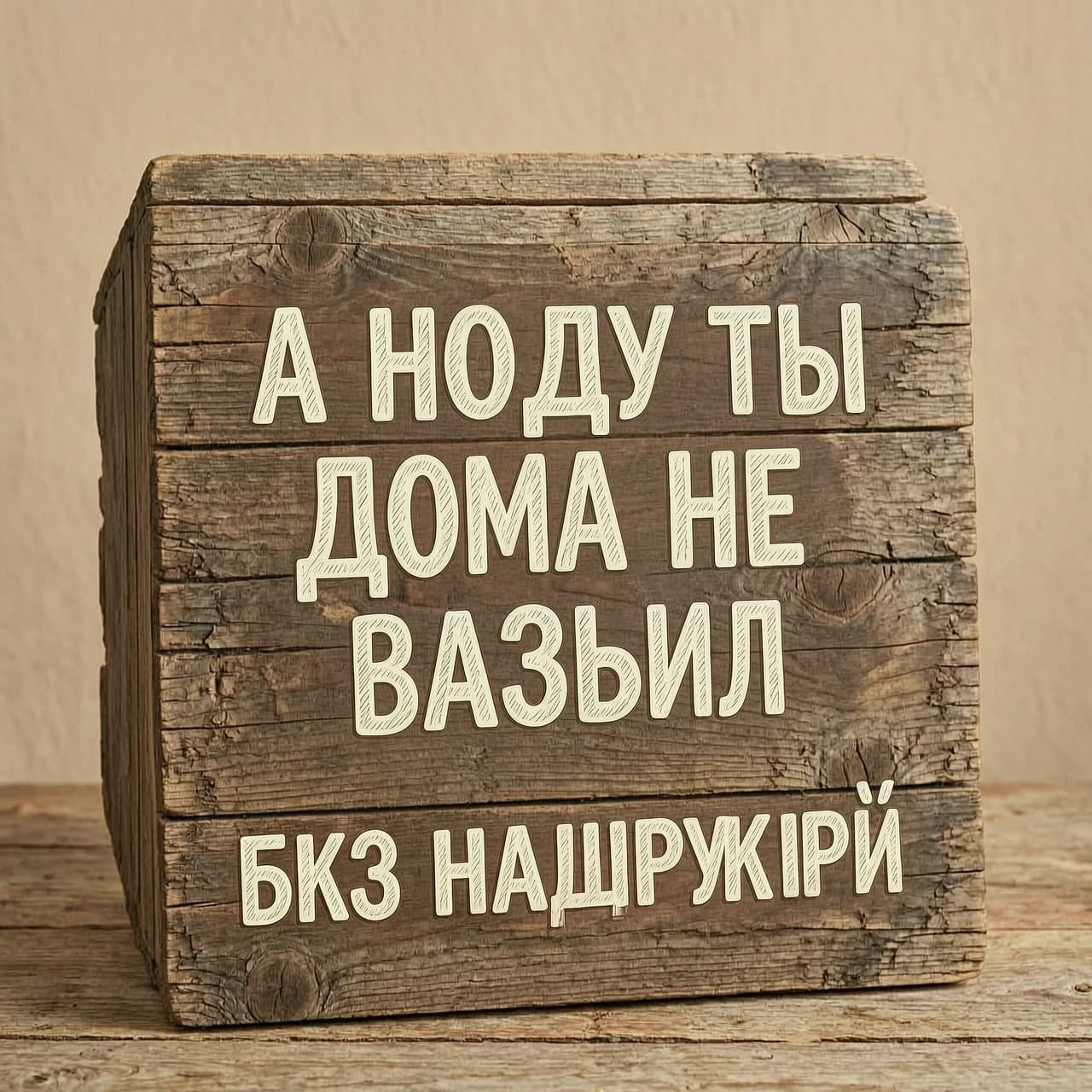 создай картинку на фразу а голову ты дома не забыл, бкз надписей это для конкурса