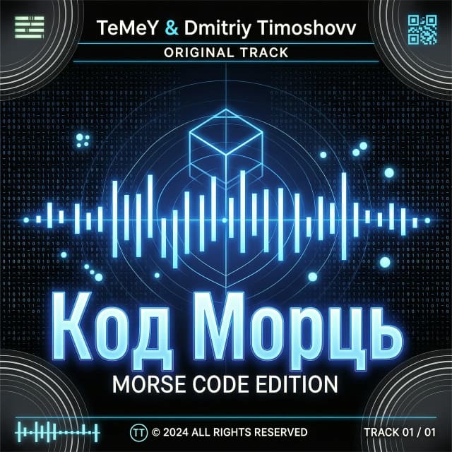 Cover for the track 3000x3000
Title: Morse Code
Artists: TeMeY & Dmitriy Timoshkov