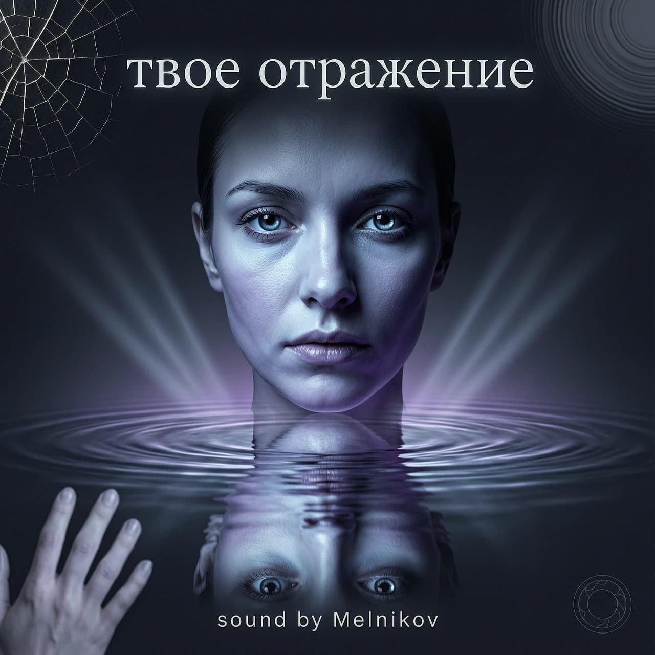 обложка на трек 
с названием твое отражение 
внизу должно быть написано sound by Melnikov 
без каких либо других слов !!!