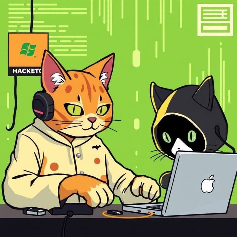 Котики хакеры