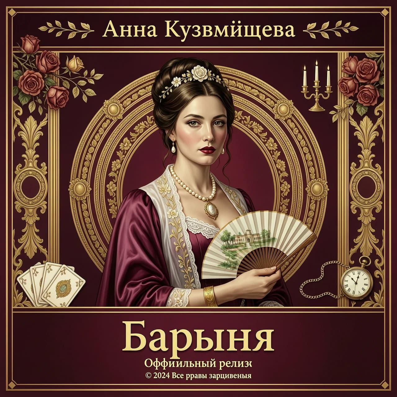 Привет! Создай обложку для трека Барыня исполнитель Анна Кузьмищева