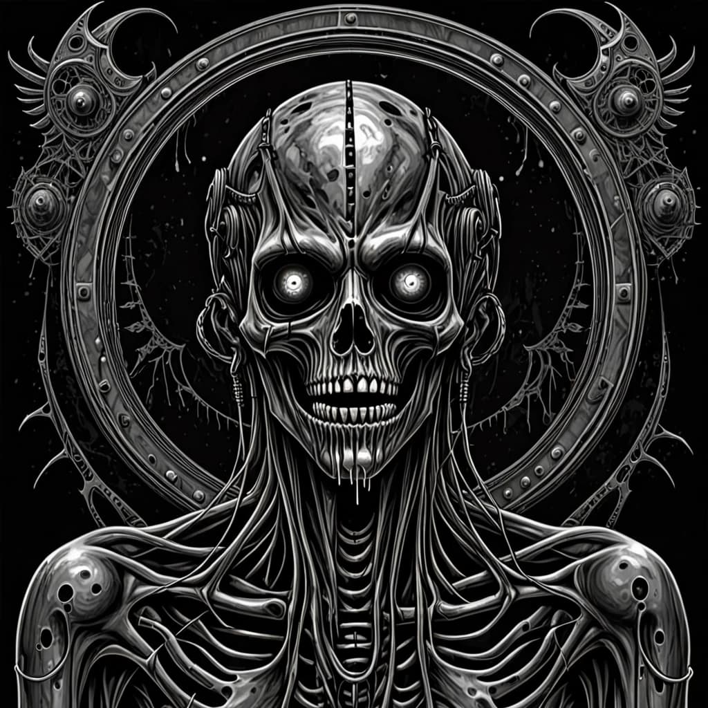 Обложка для музыкального трека  Z_Asmut - Paranoia (cicle MiSkam remix) в формате 1:1. на черном фоне изображен череп оленя с рогами . Вокруг черепа тусклое световое кольцо зеленоватого цвета в районе глазниц черепа. изображение в графическом стиле, будто нарисованное маркером