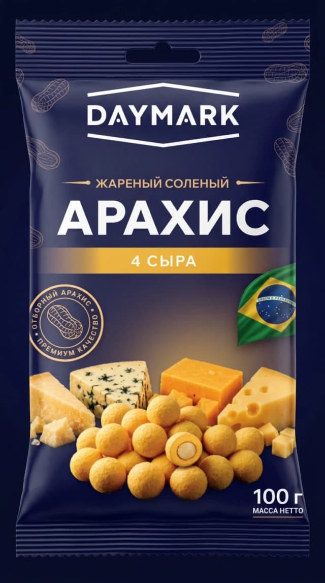 сформируй из макета этикетки готовый вид упаковки, упаковка прямоугольна, вытянутая по вертикали, шов сверху и снизу тип "запайка", фон окружающей обстановки отсутствует