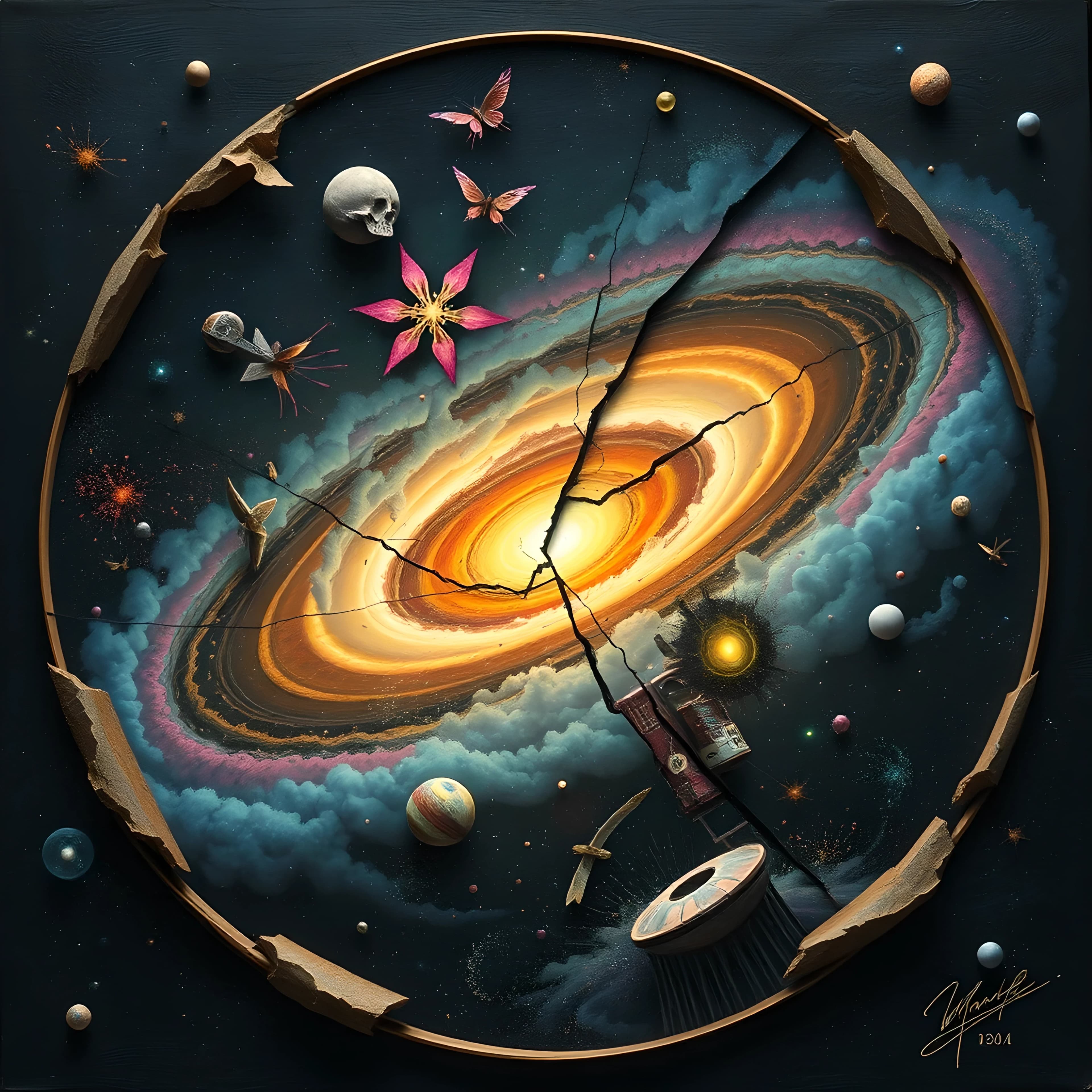 Broken cosmos