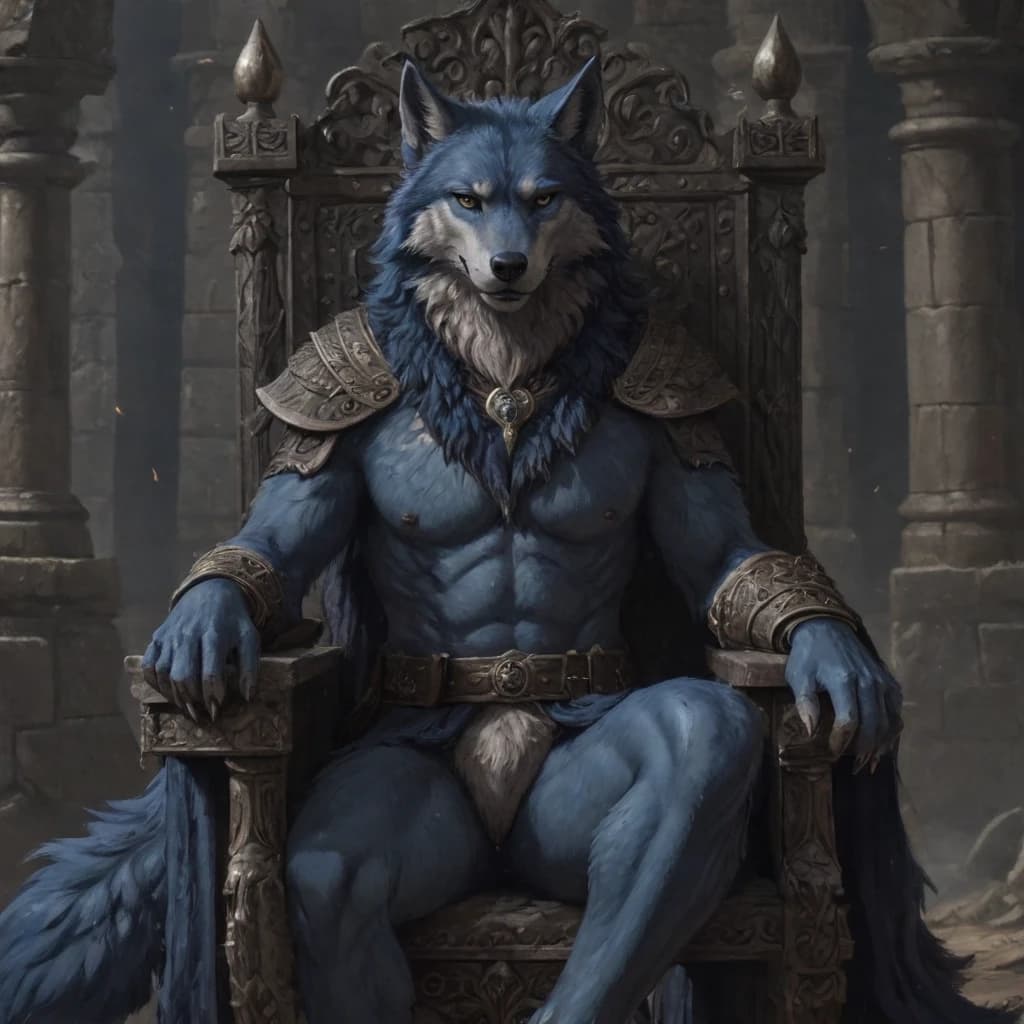 Нарисуй голубого волка на осаде в игре Throne and Liberty