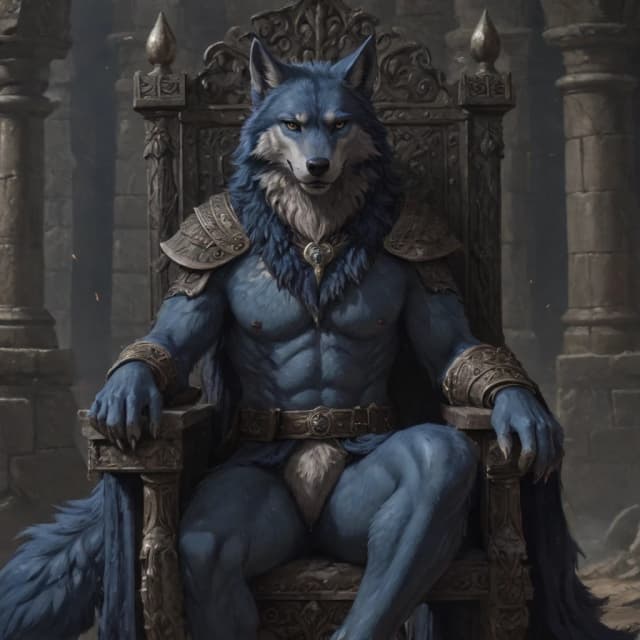 Нарисуй голубого волка на осаде в игре Throne and Liberty
