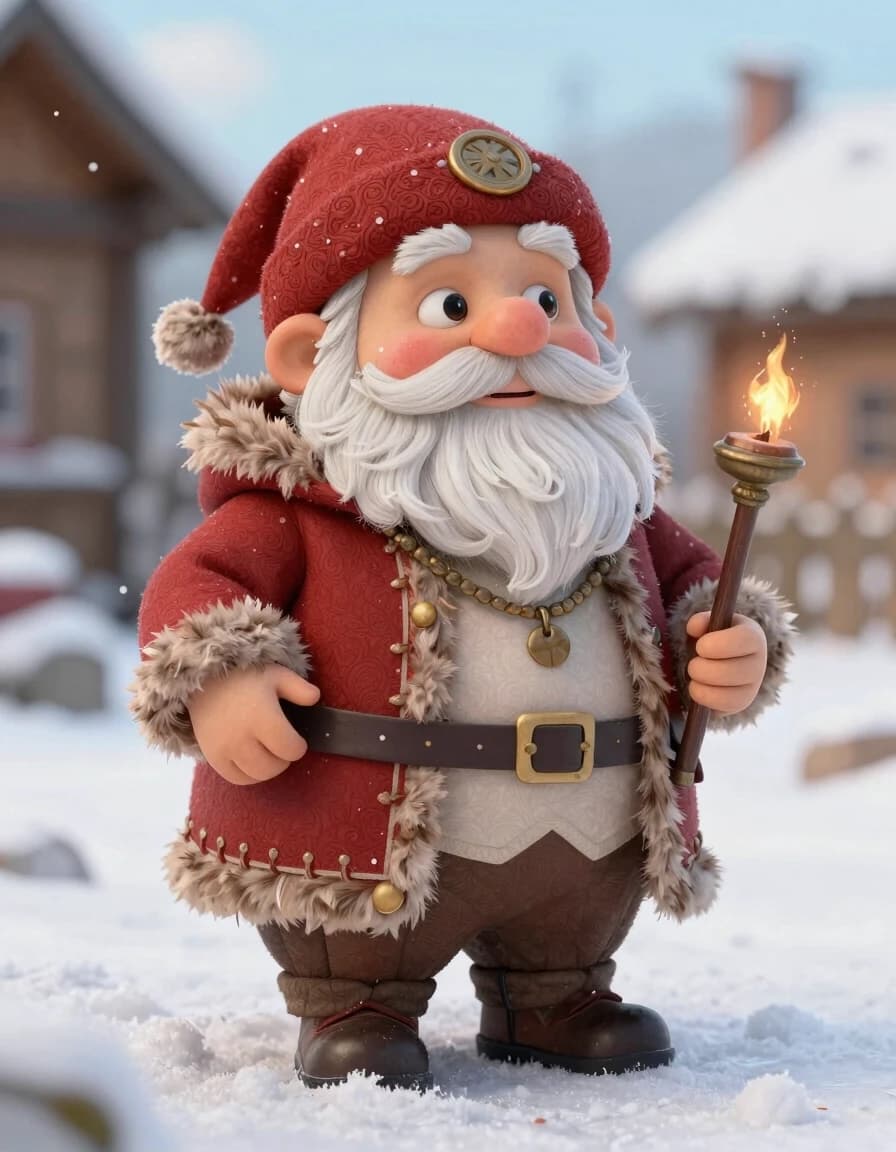 Дедушка домовой, добрый дух дома.