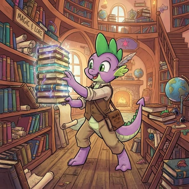 anthro mlp Spike dragon связан