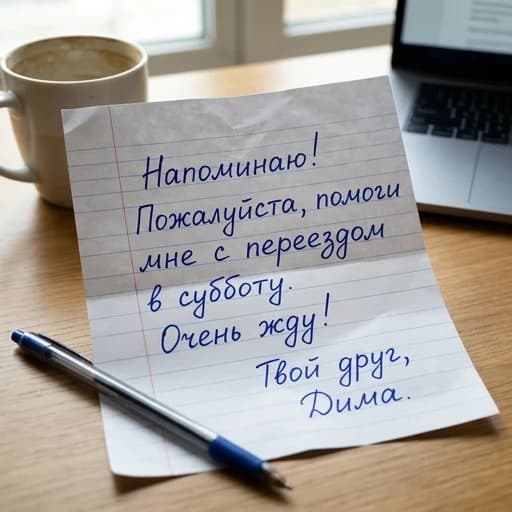 Памятка просьба друга о помощи в повелительном наклонении на русском языке