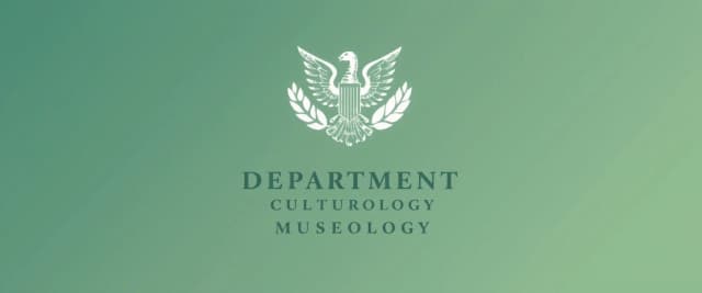 придумай векторное лого для кафедры культурологии и музеологии