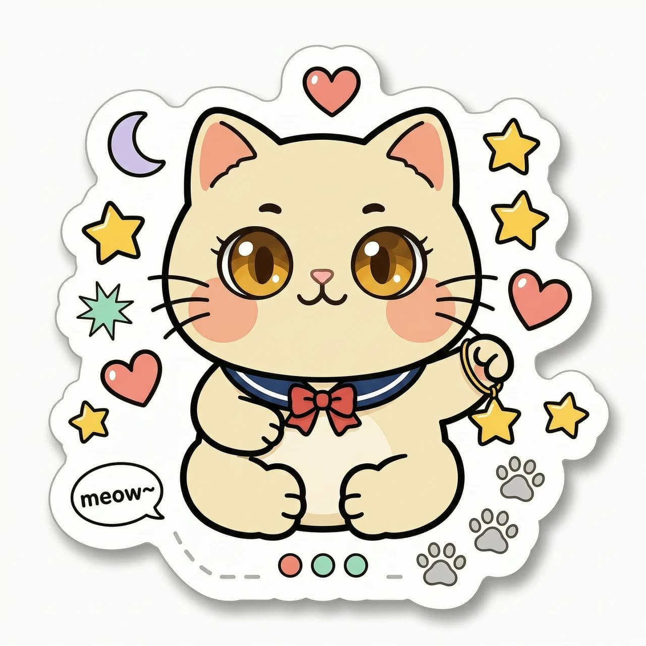sticker cat