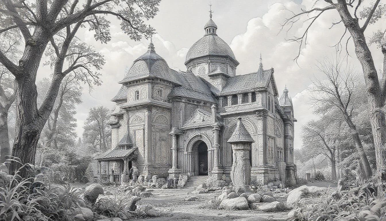 Старая бумага. Славянское капище