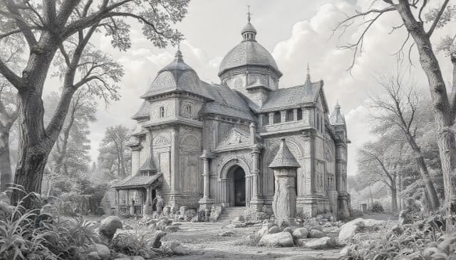 Старая бумага. Славянское капище