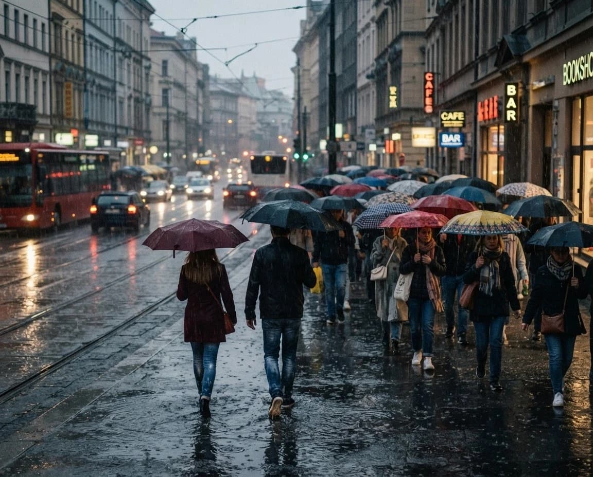 Raining