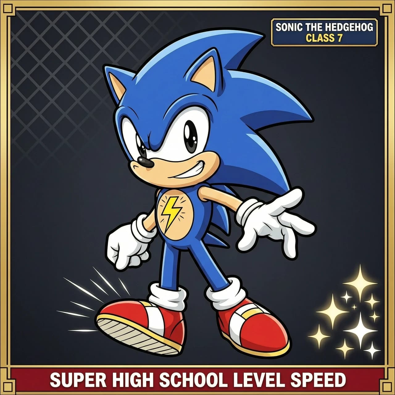 Make a Sonic sprite in Danganronpa