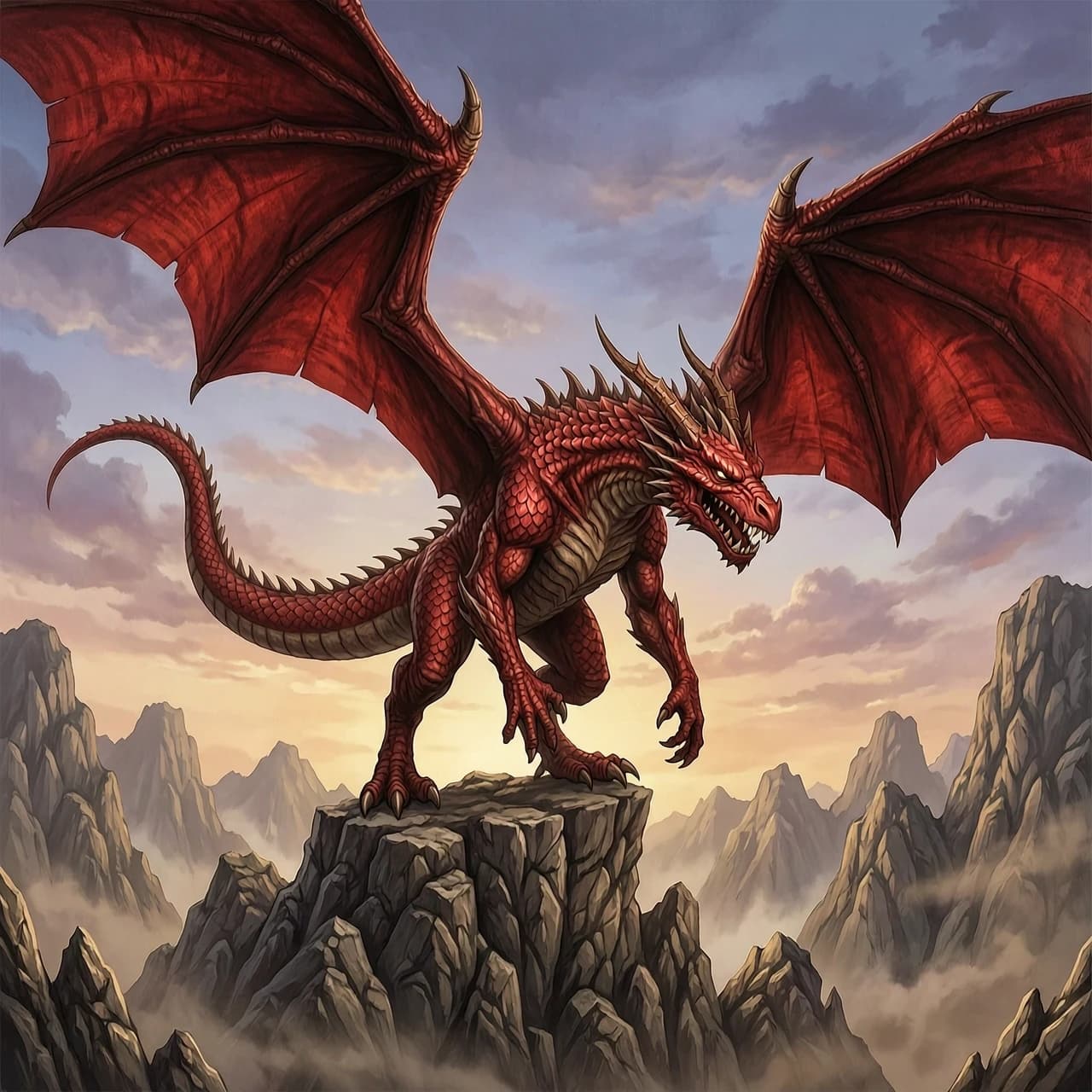 Epic Red Dragon