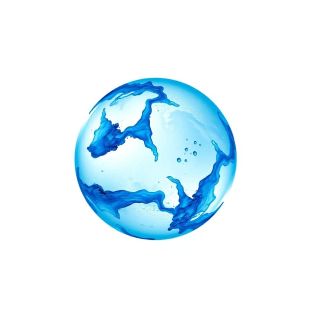 Award-winning professional photo on a perfect white background. A masterpiece, stunningly beautiful. A planet made of bright blue gas. Winds, hurricanes, and rain of molten glass on the surface.