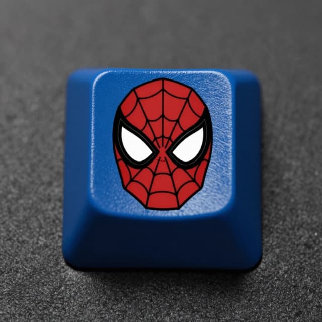 spider-man head keycap