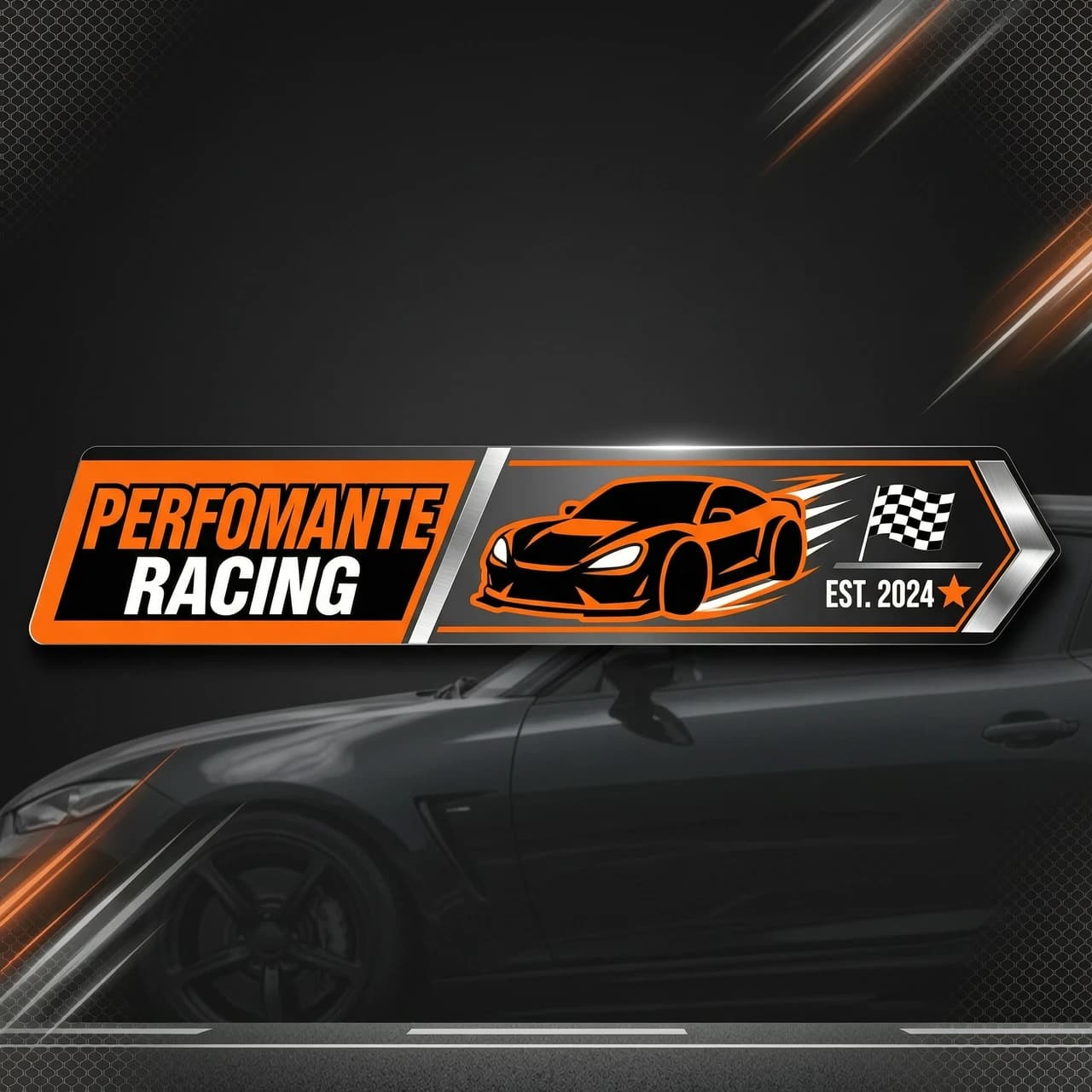 Создай наклейку на машину Perfomante Racing