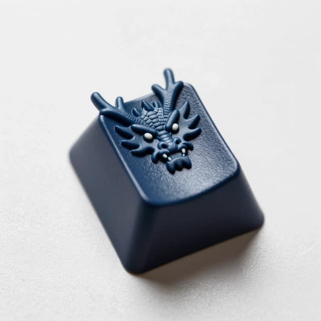 Dragon-shaped keycap for gaming keyboard
