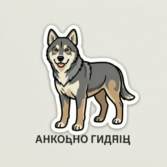 стикер, животное гибрид