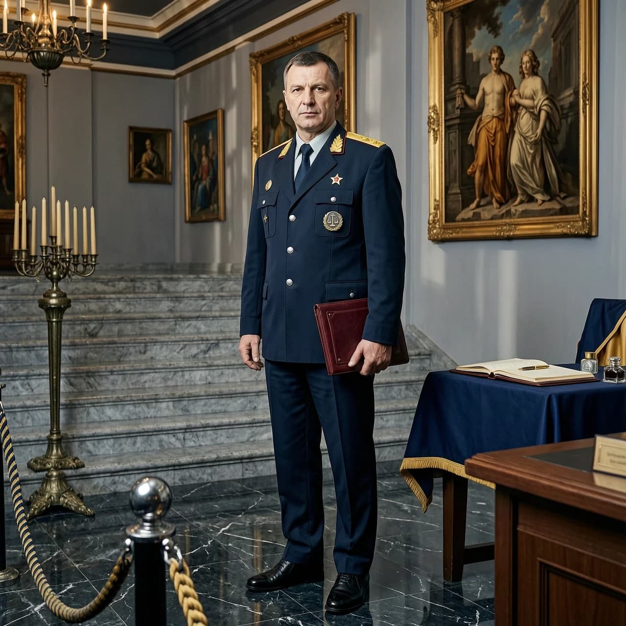 Картинка на тему дня сотрудника органов следствия России (надписей не надо). Фотки должны быть сочными и выглядеть роскошно, дорого, величественно, реалистично.