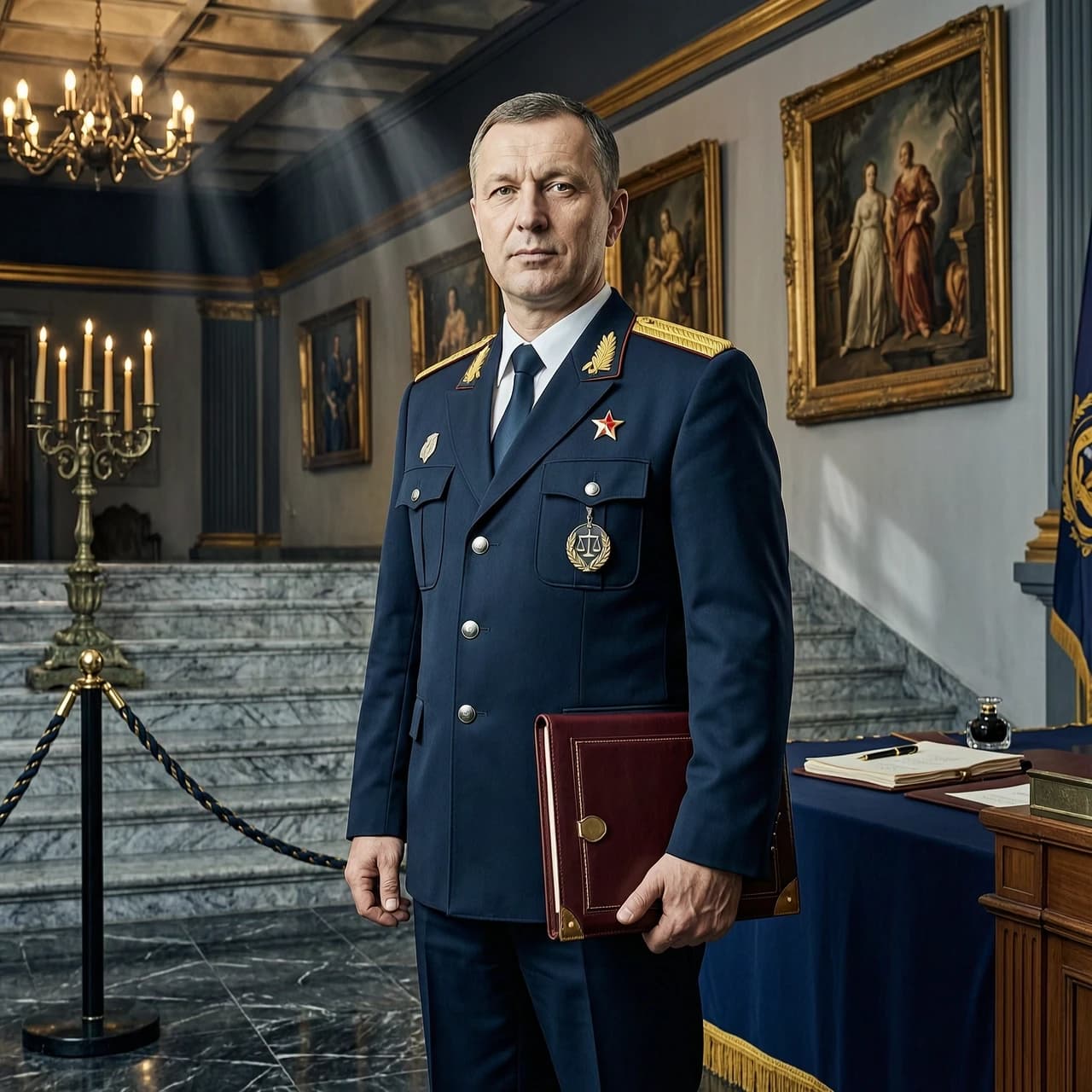 Картинка на тему дня сотрудника органов следствия России (надписей не надо). Фотки должны быть сочными и выглядеть роскошно, дорого, величественно, реалистично.