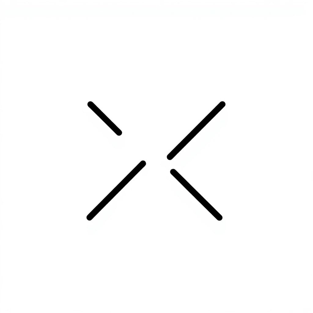 minimalist logo, single thin dark grey line on white background, the line has 2–3 sharp angular breaks and continues after them, clean vector style, high contrast, no text, flat design, 1:1 aspect ratio, style: clean, minimal, graphic design, no noise, no texture, crisp edges