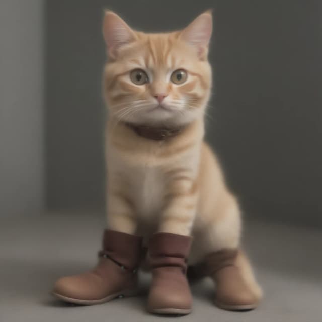 рыжий кот в сапогах